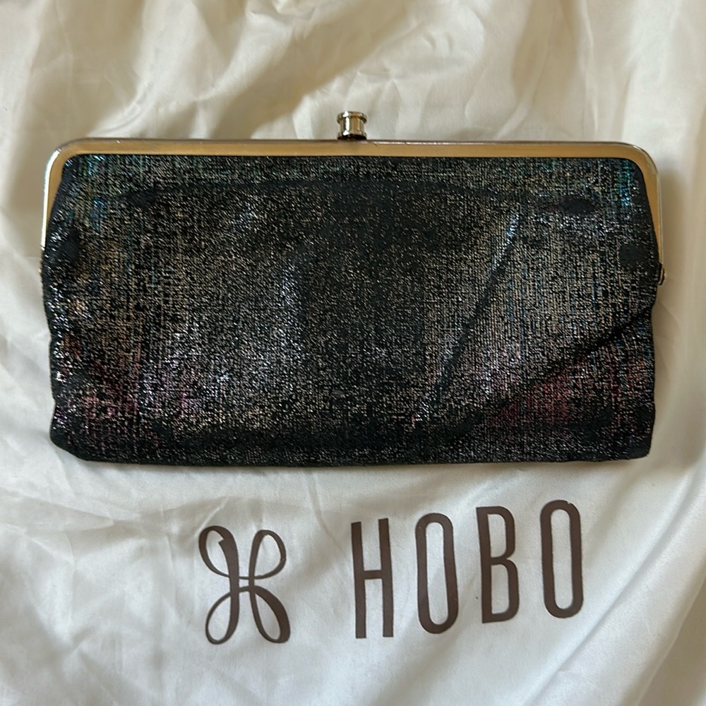 Hobo Lauren wallet - northern lights color